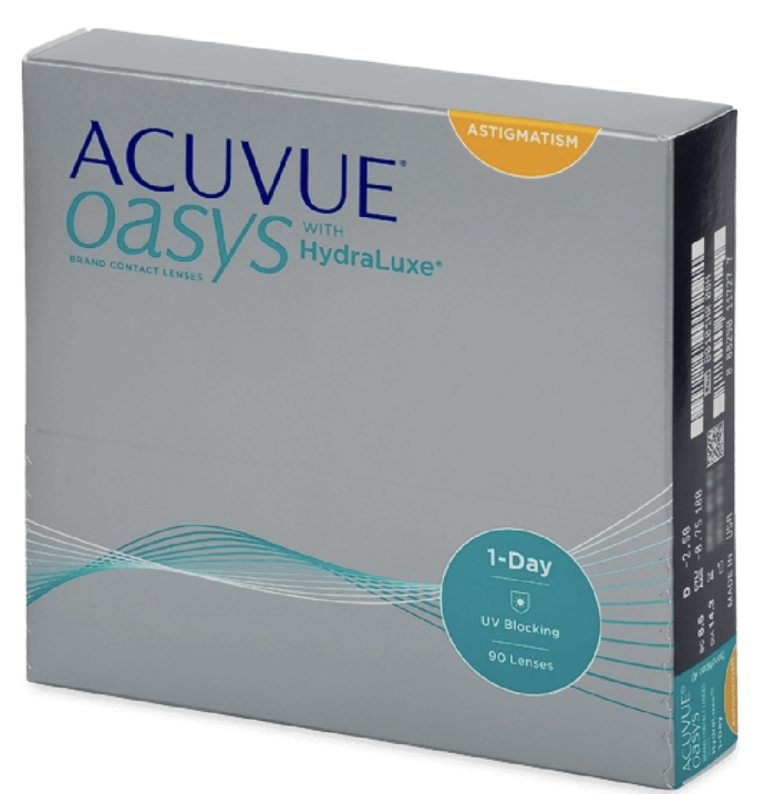 Acuvue Oasys 1-Day with HydraLuxe for Astigmatism (90 lenti)